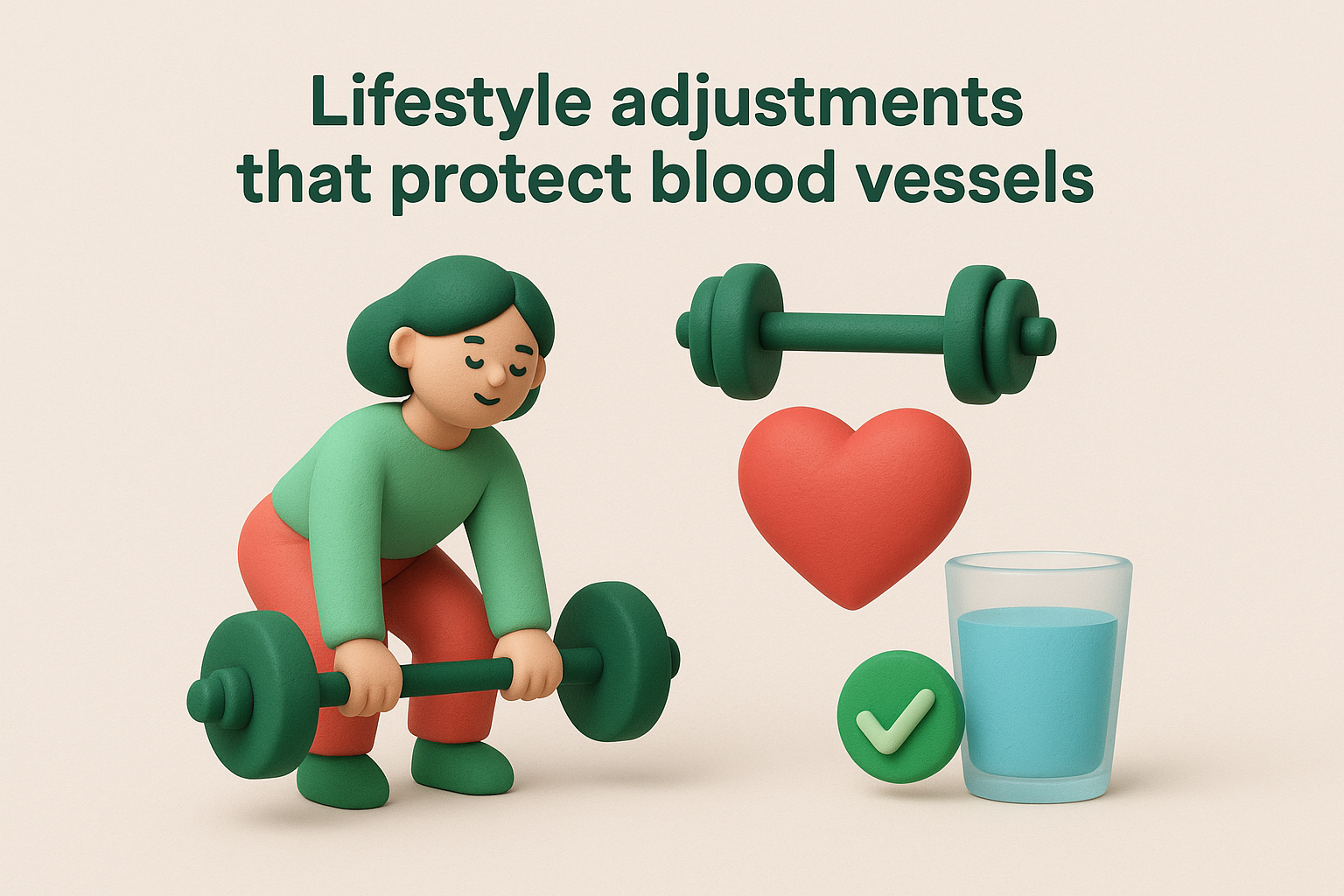Lifestyle adjustments that protect blood vessels