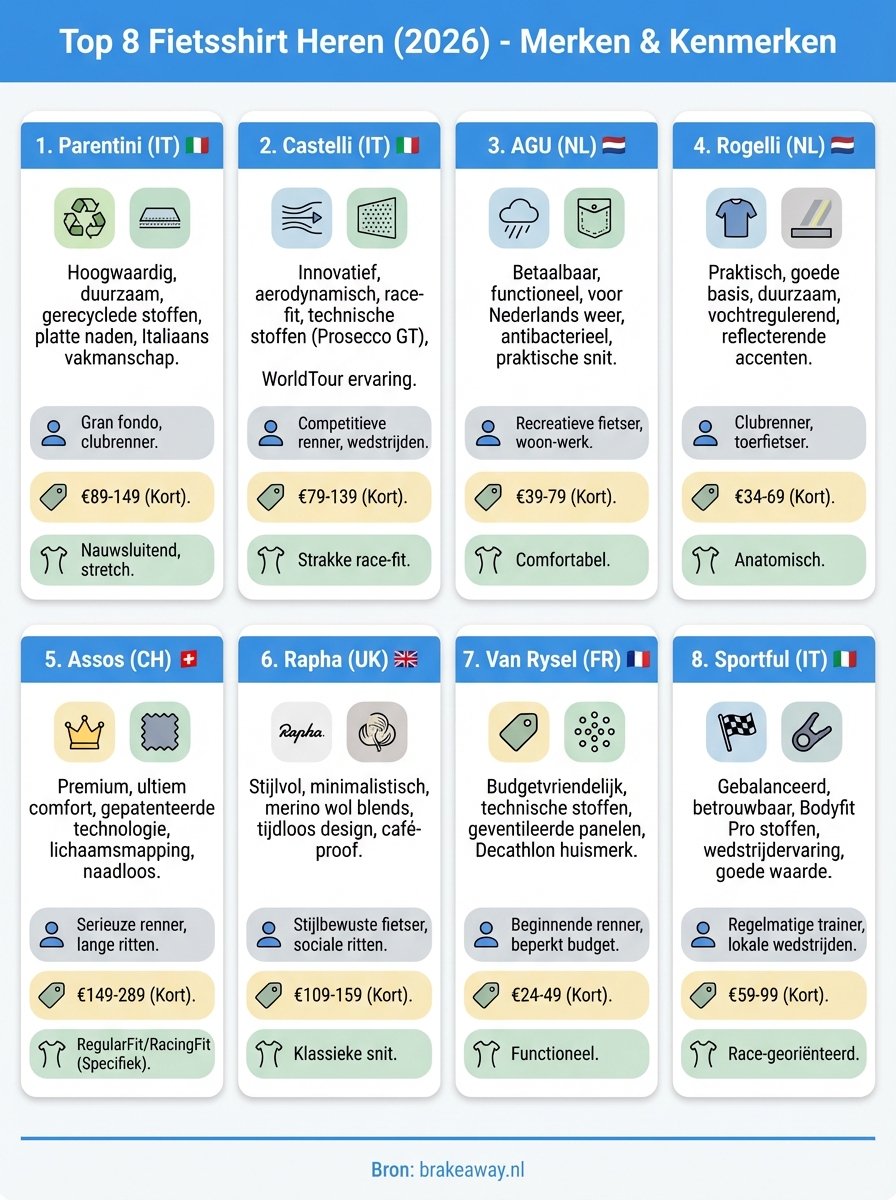 fietsshirt heren infographic