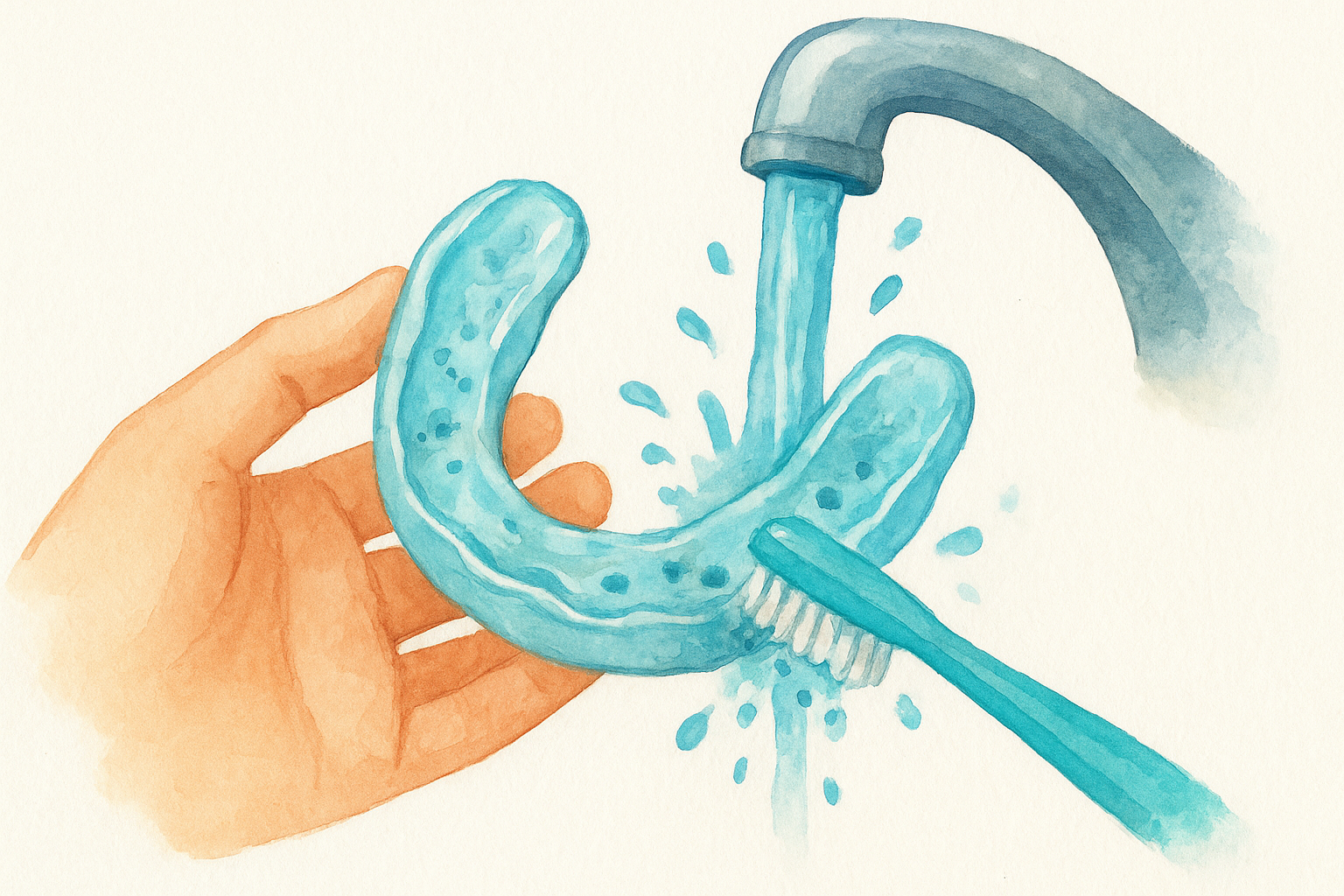 Bacterial buildup happens fast