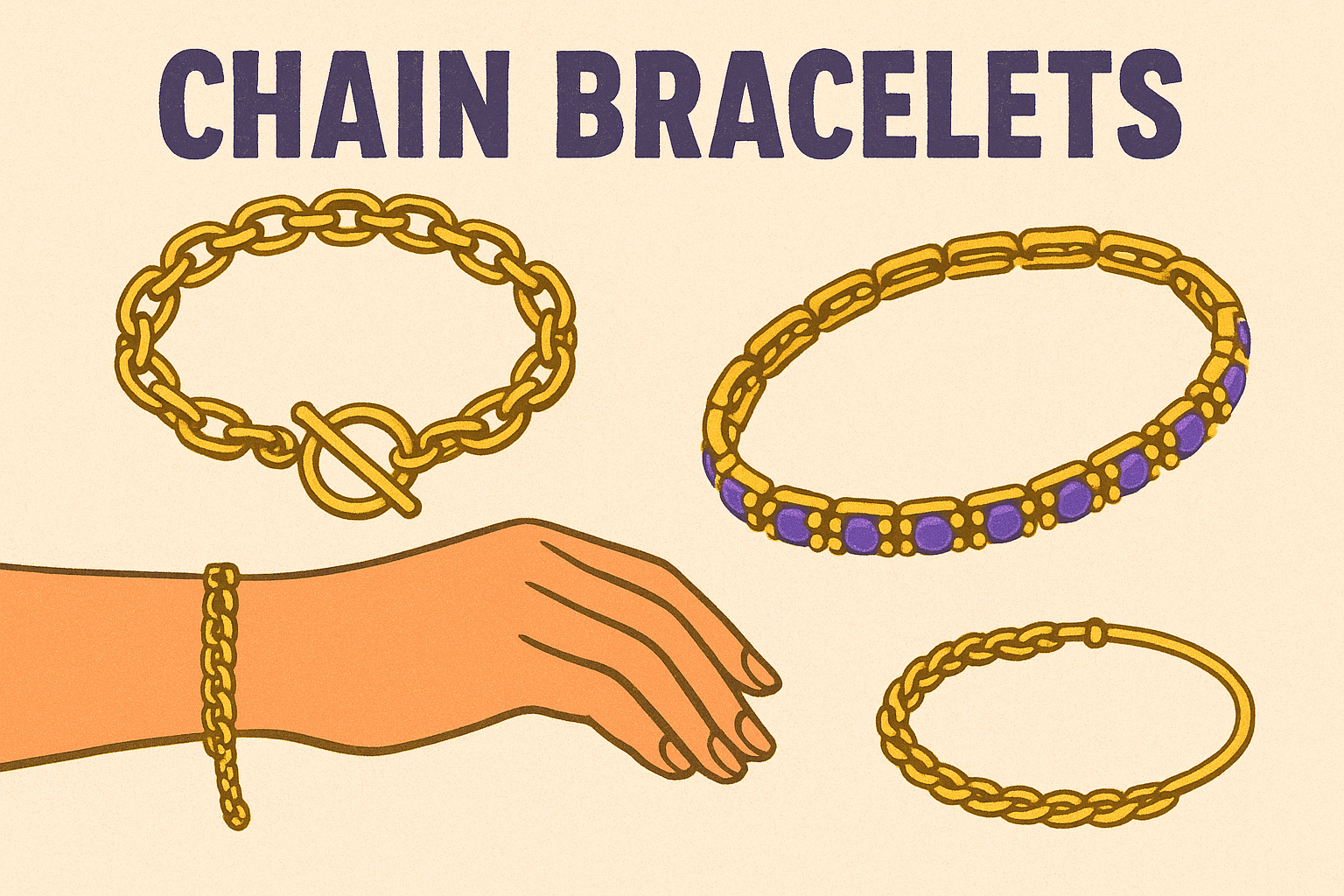 Chain bracelets