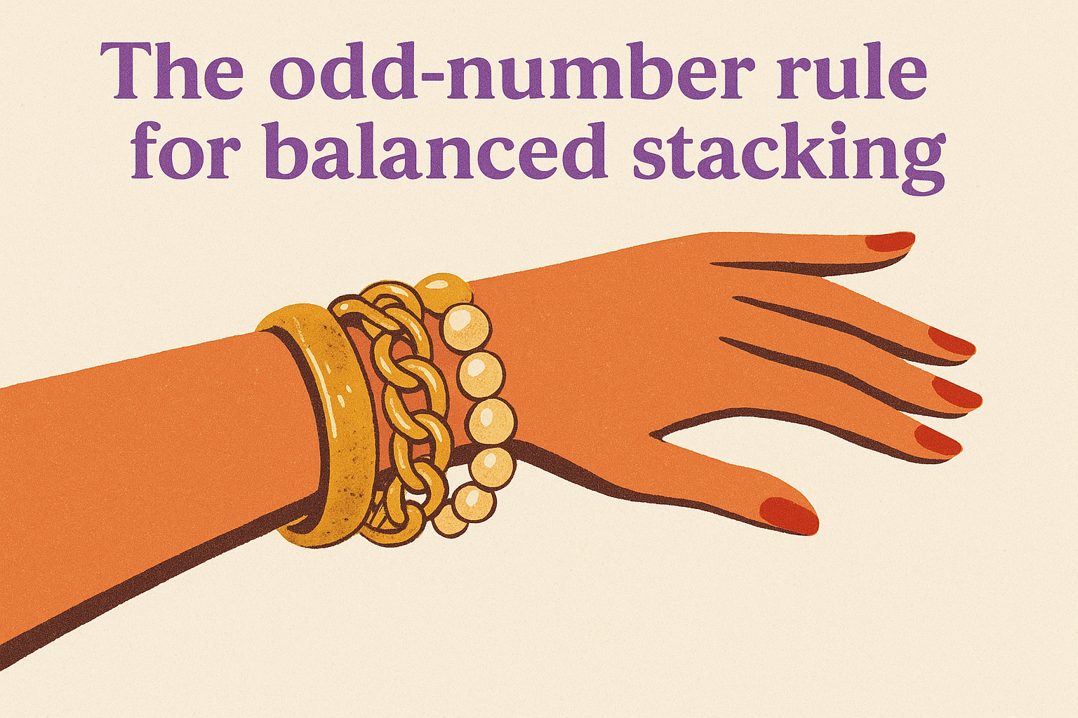 The odd-number rule for balanced stacking