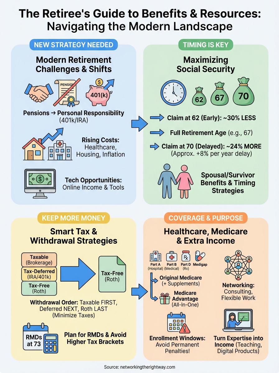 retirees infographic