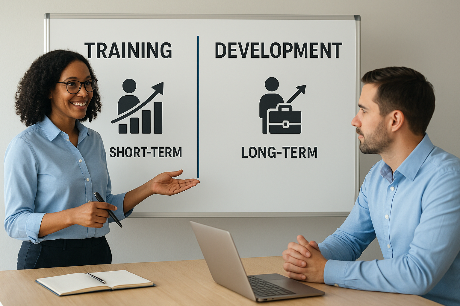 How to distinguish training from development