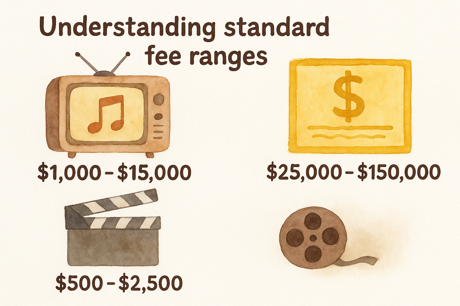 Understanding standard fee ranges