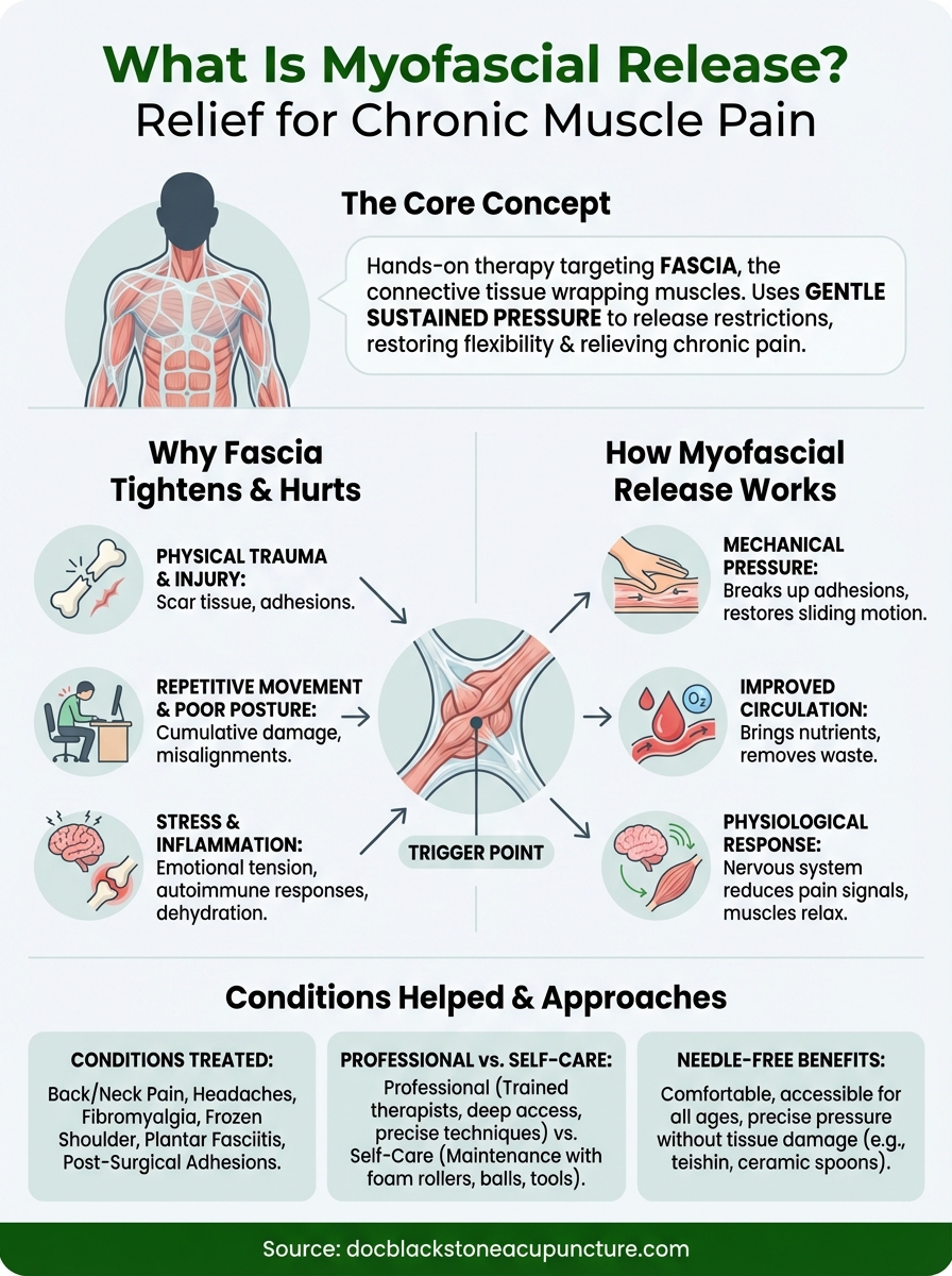 what is myofascial release infographic