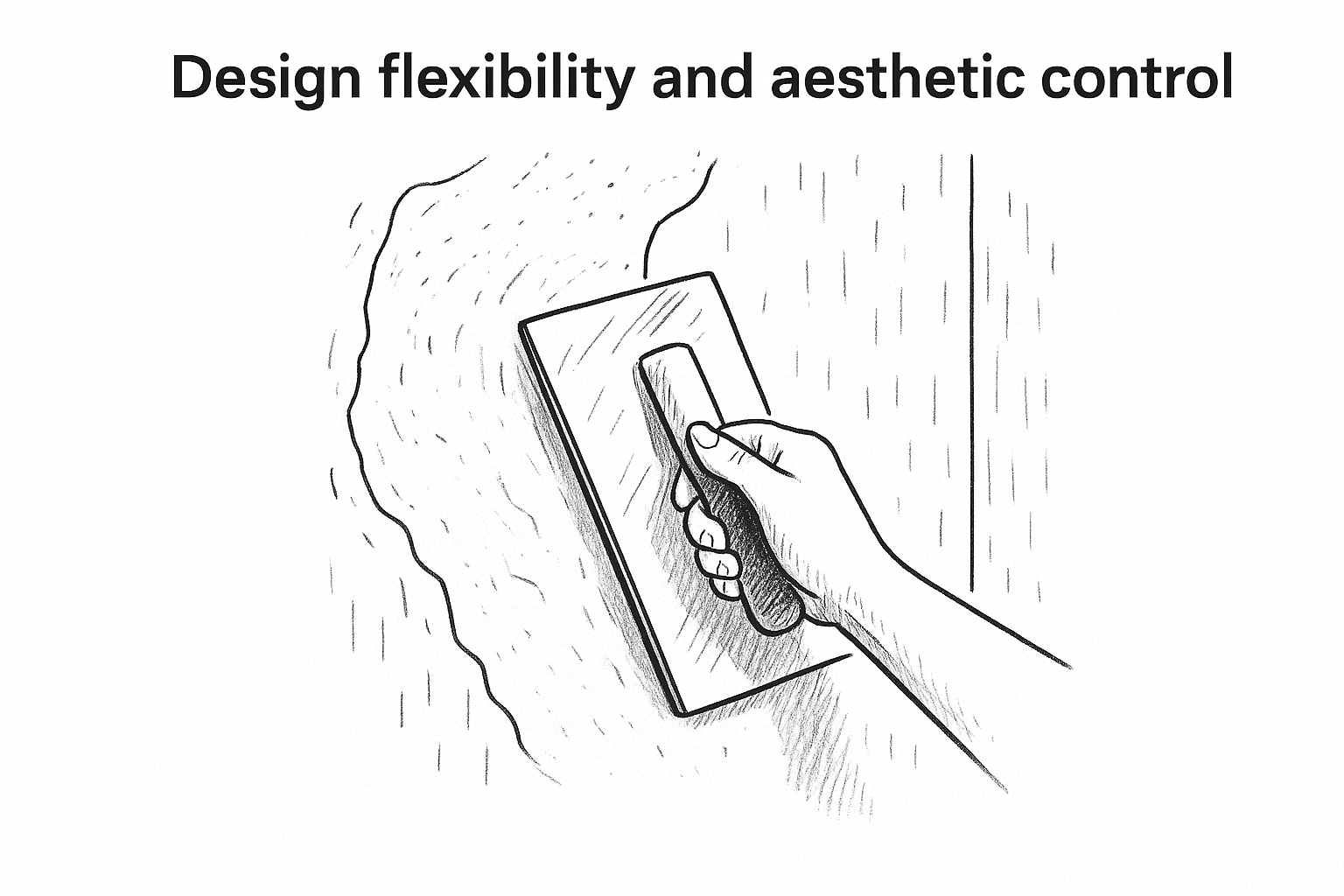 Design flexibility and aesthetic control