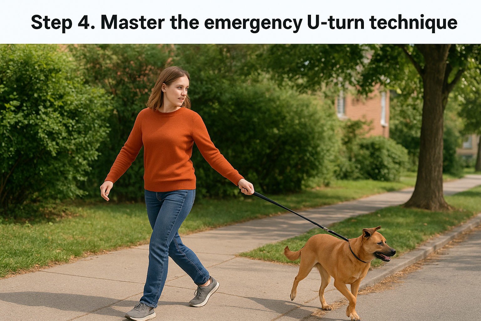 Step 4. Master the emergency U-turn technique