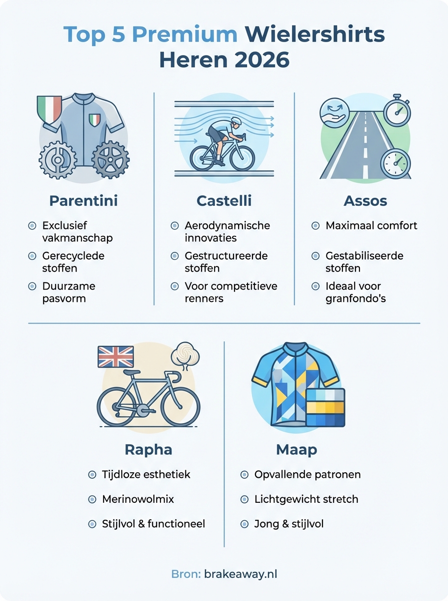 wielershirt heren infographic