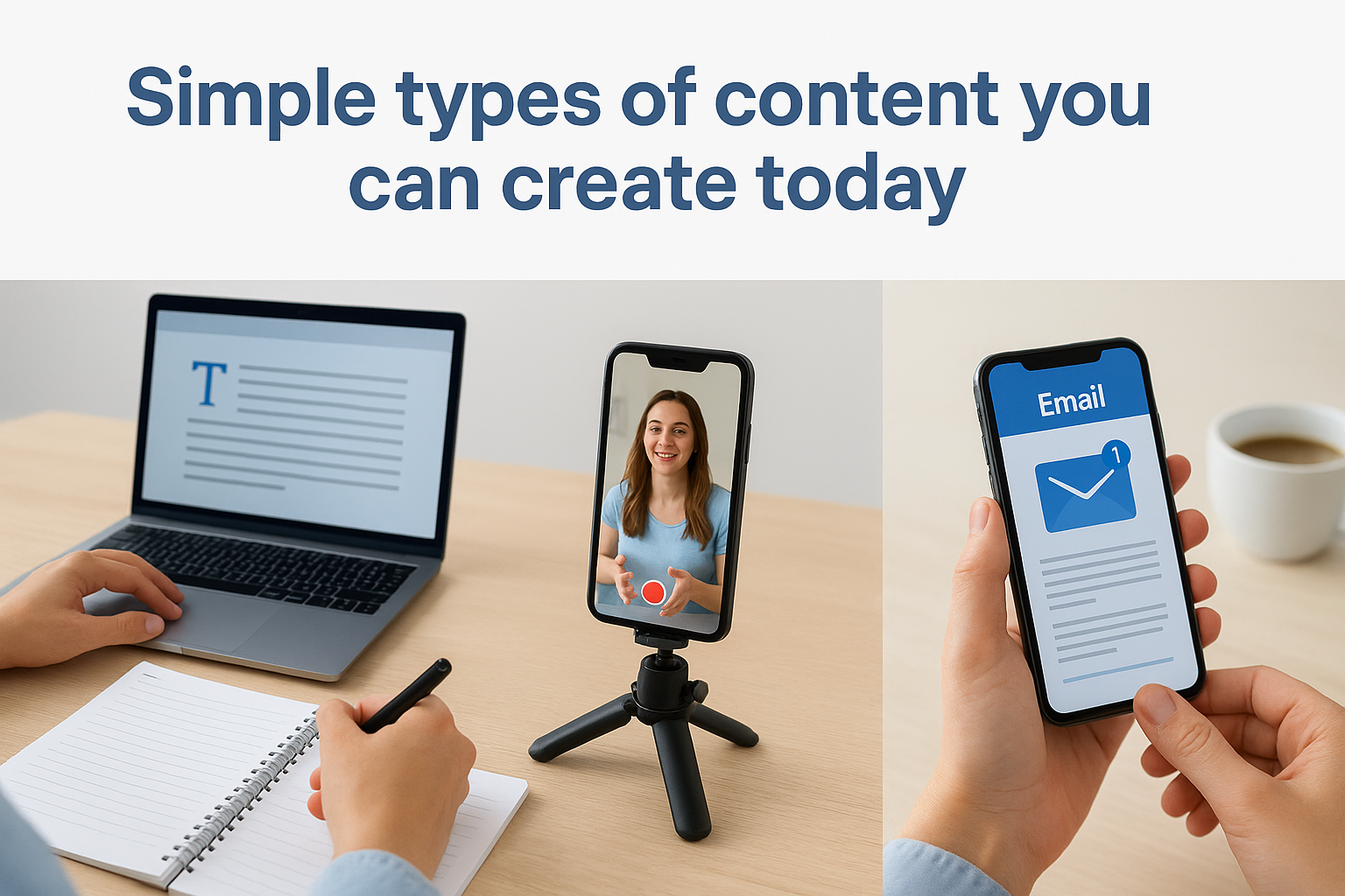 Simple types of content you can create today
