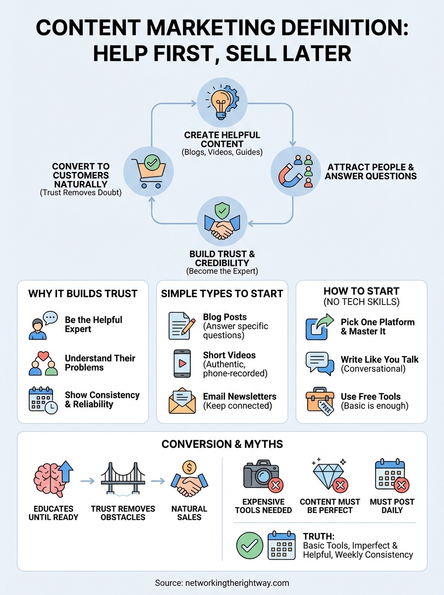 content marketing definition infographic