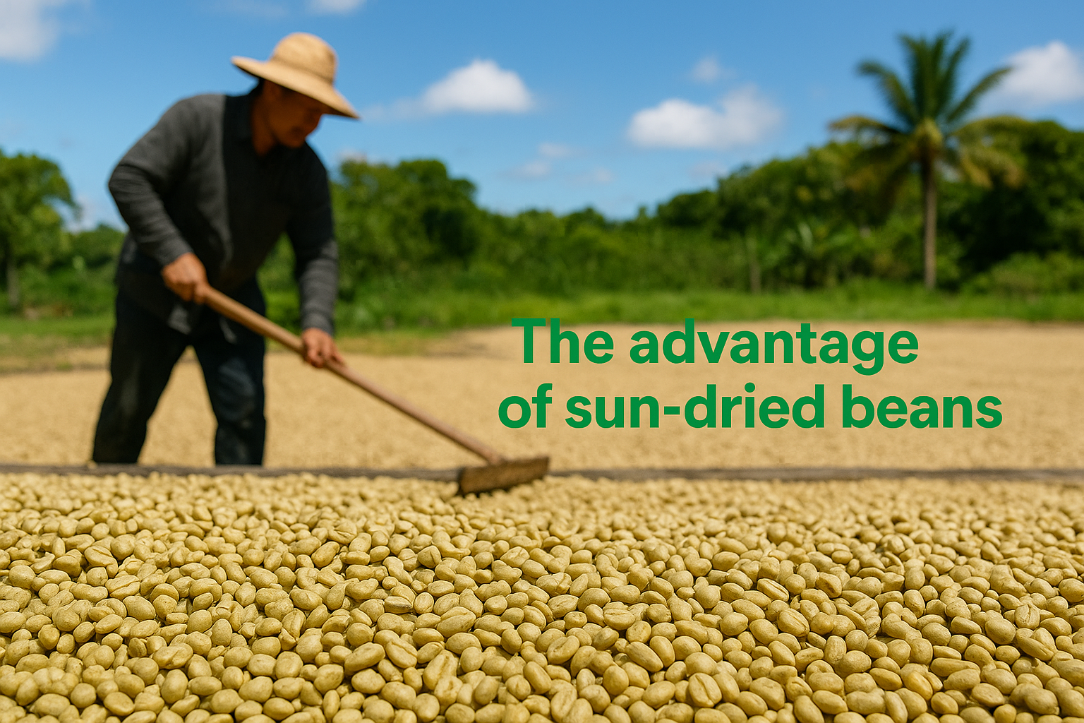 The advantage of sun-dried beans