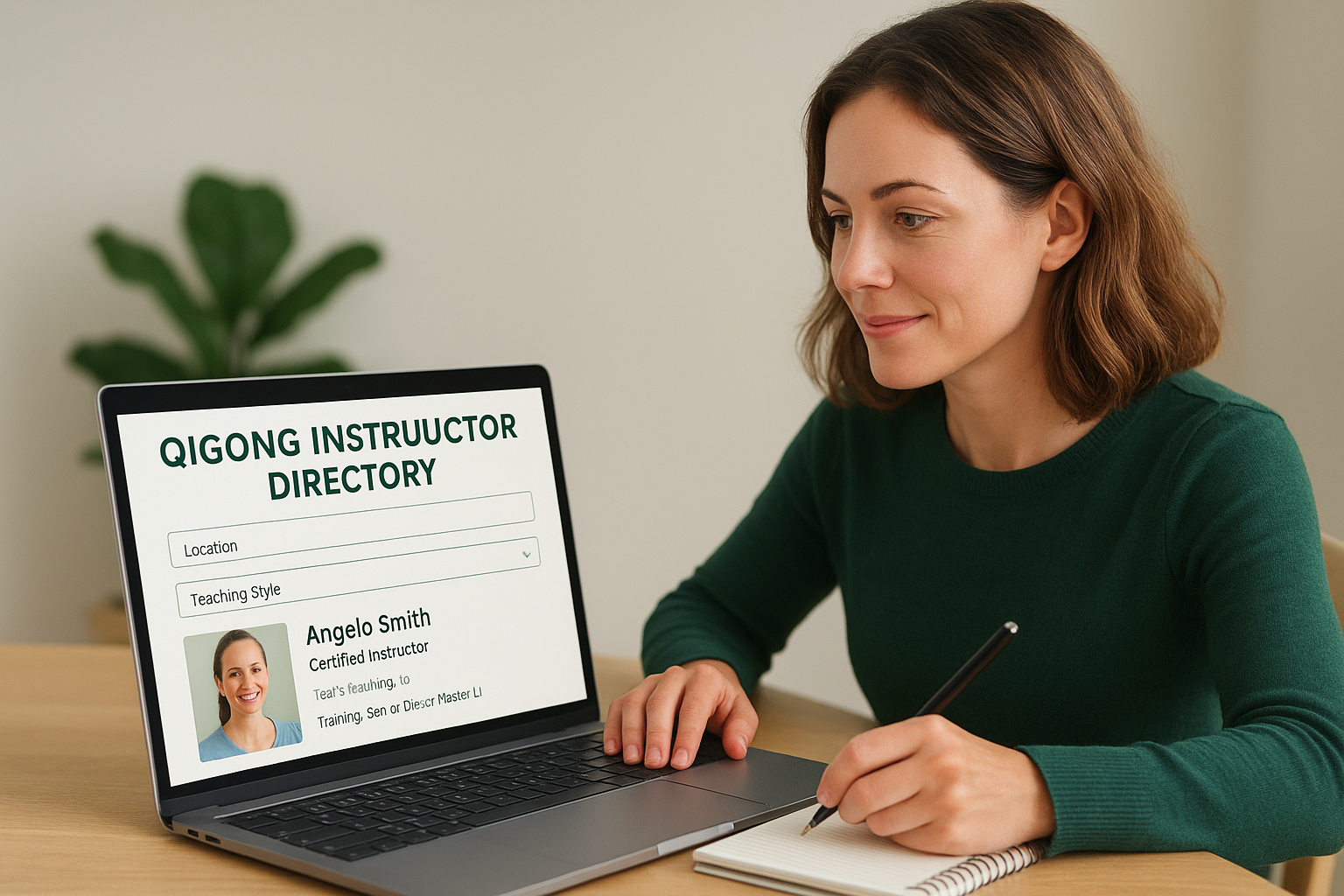 Using the directory to find a teacher