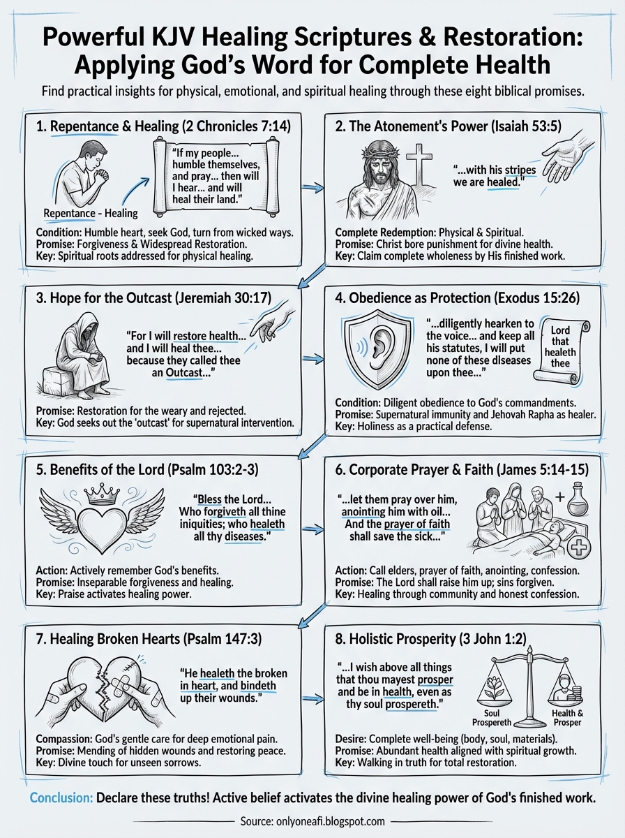 kjv healing scriptures infographic
