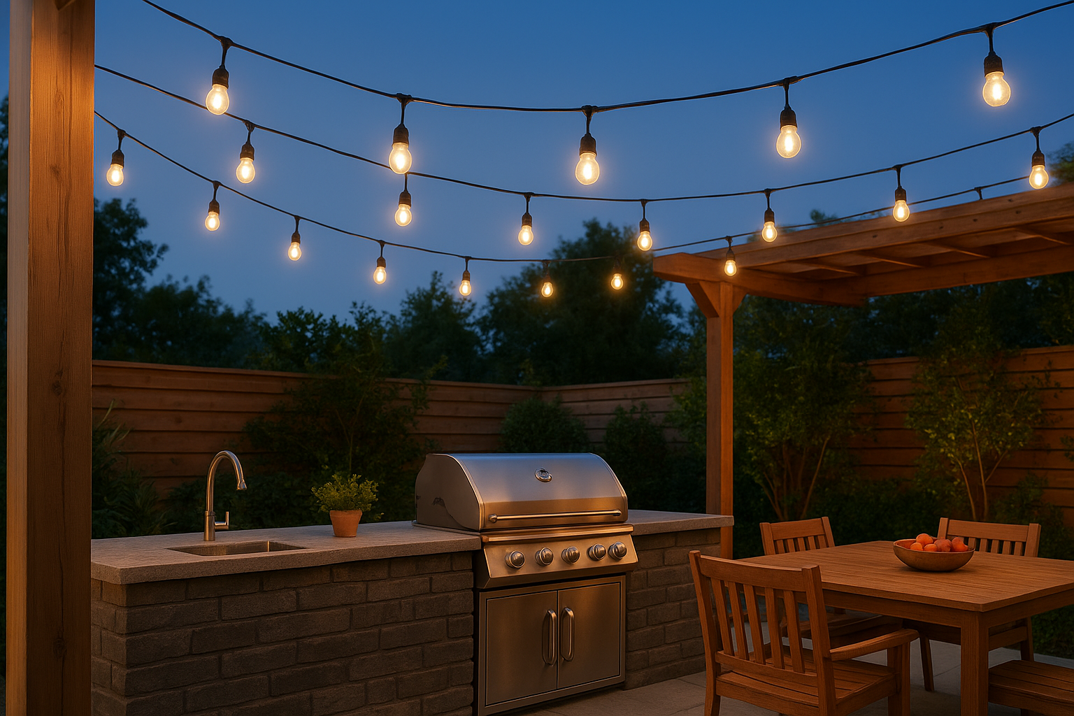 6. Bistro string lights