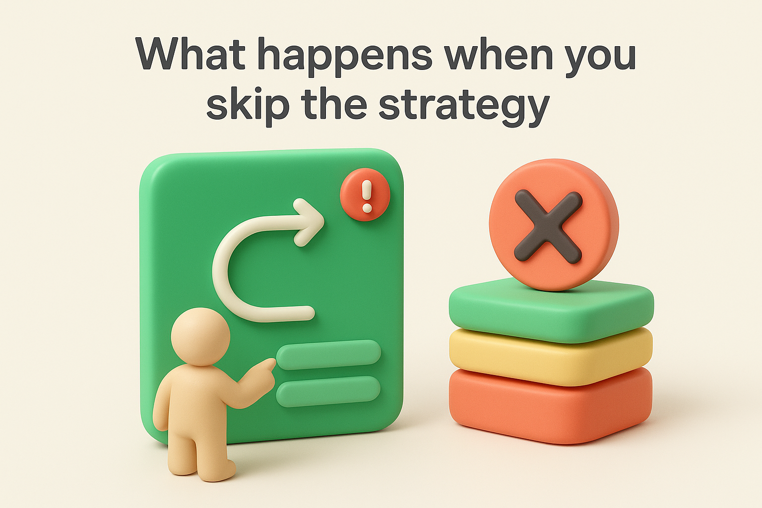 What happens when you skip the strategy