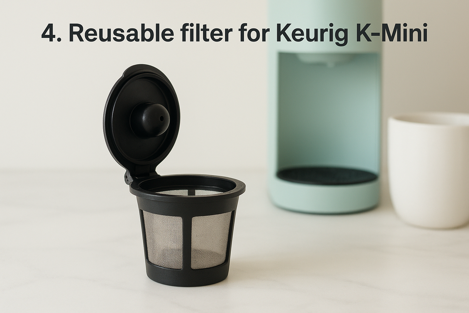 4. Reusable filter for Keurig K-Mini