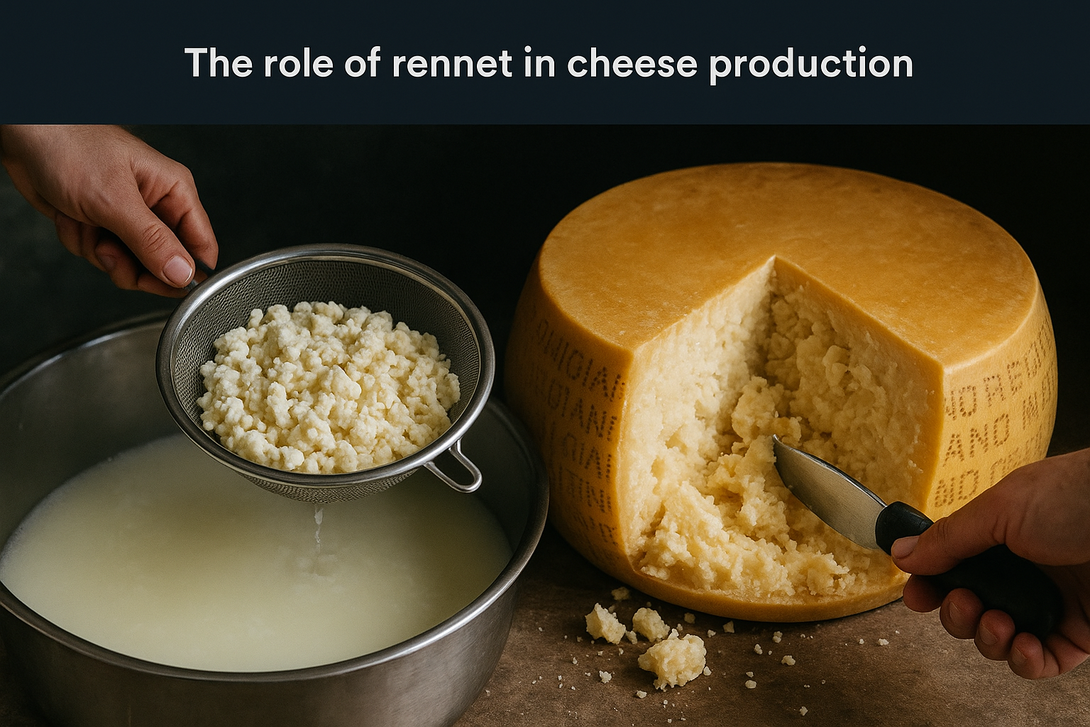 The role of rennet in cheese production