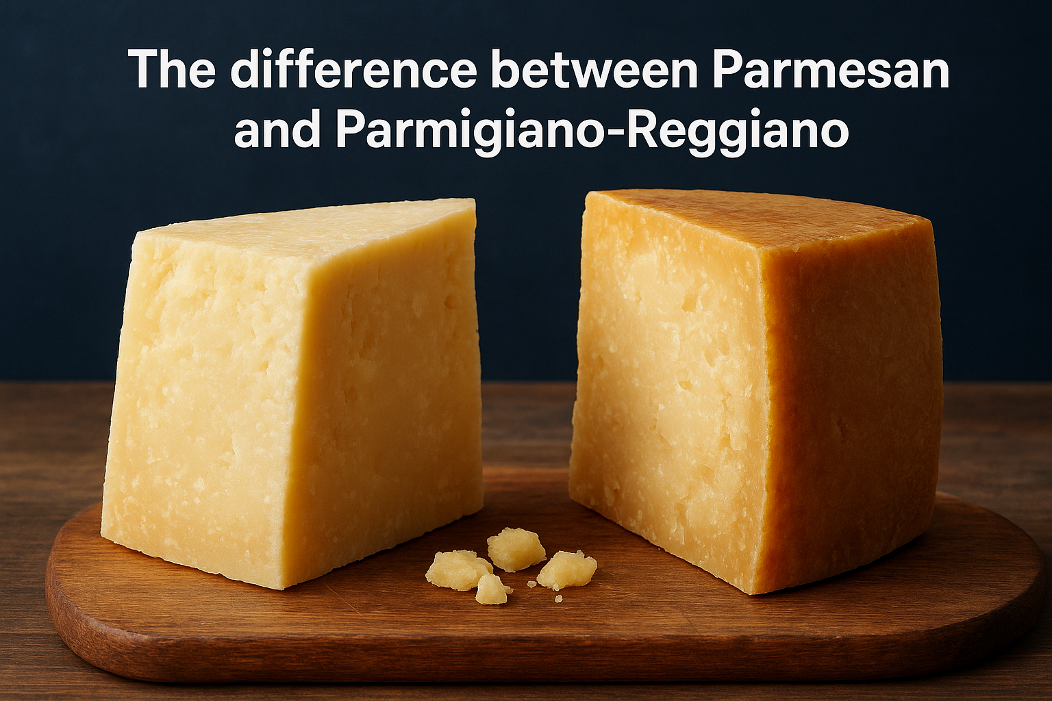 The difference between Parmesan and Parmigiano-Reggiano