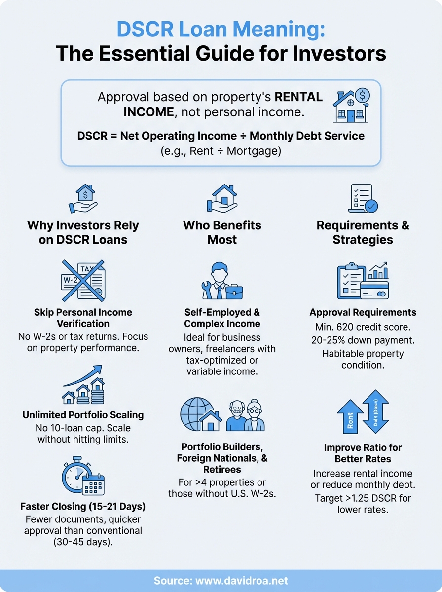 dscr loan meaning infographic