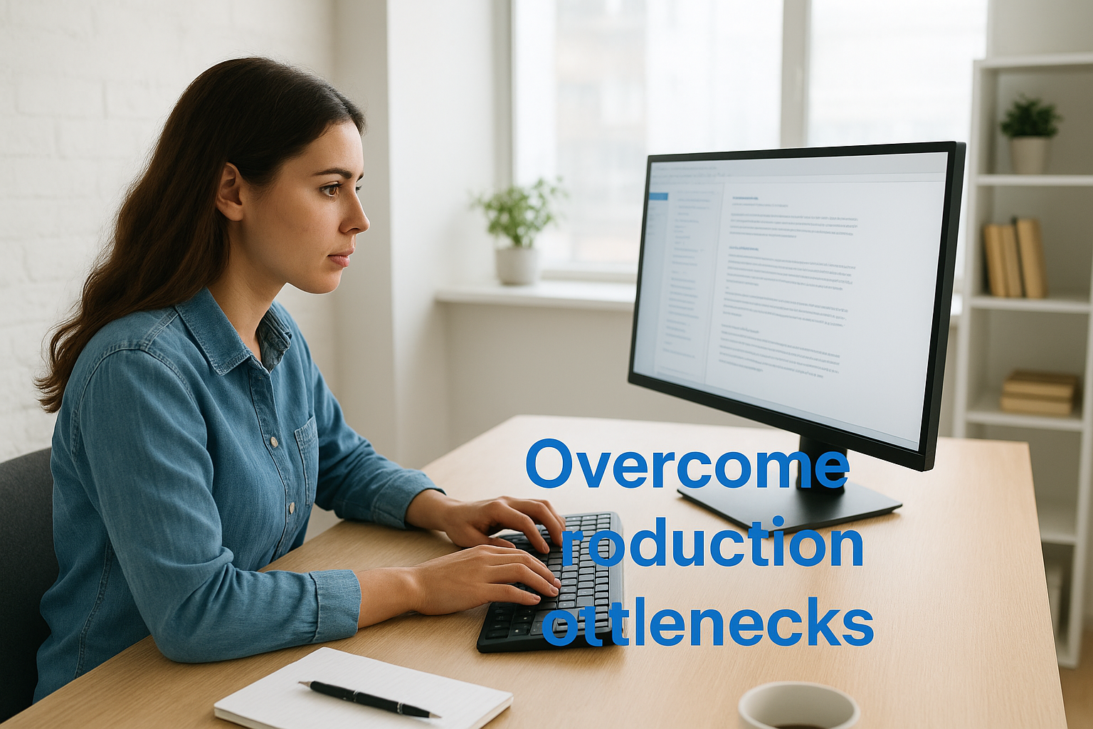Overcome production bottlenecks