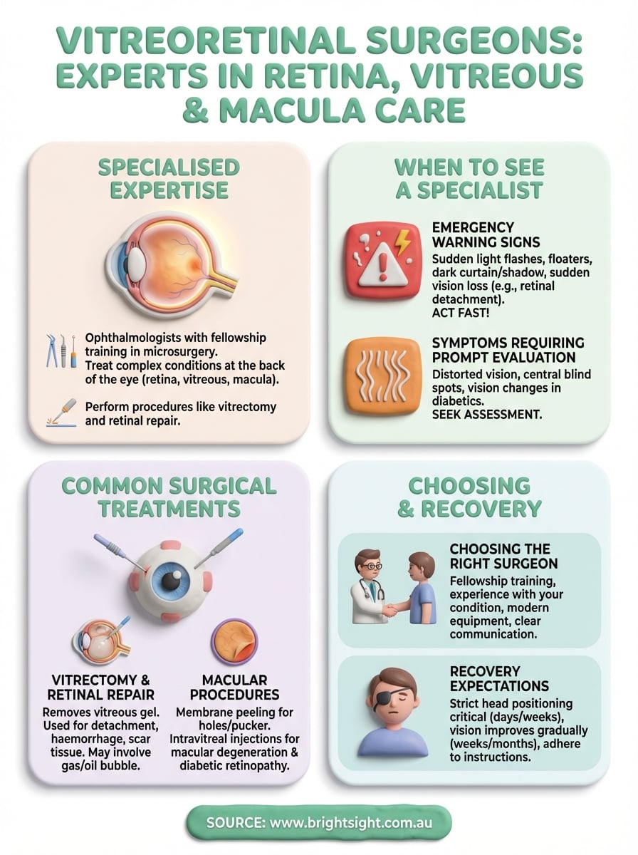 vitreoretinal surgeons infographic