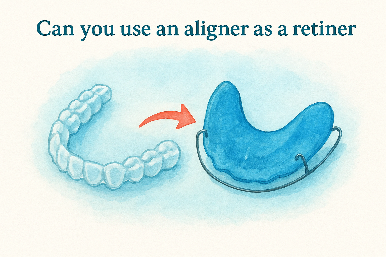Can you use an aligner as a retainer