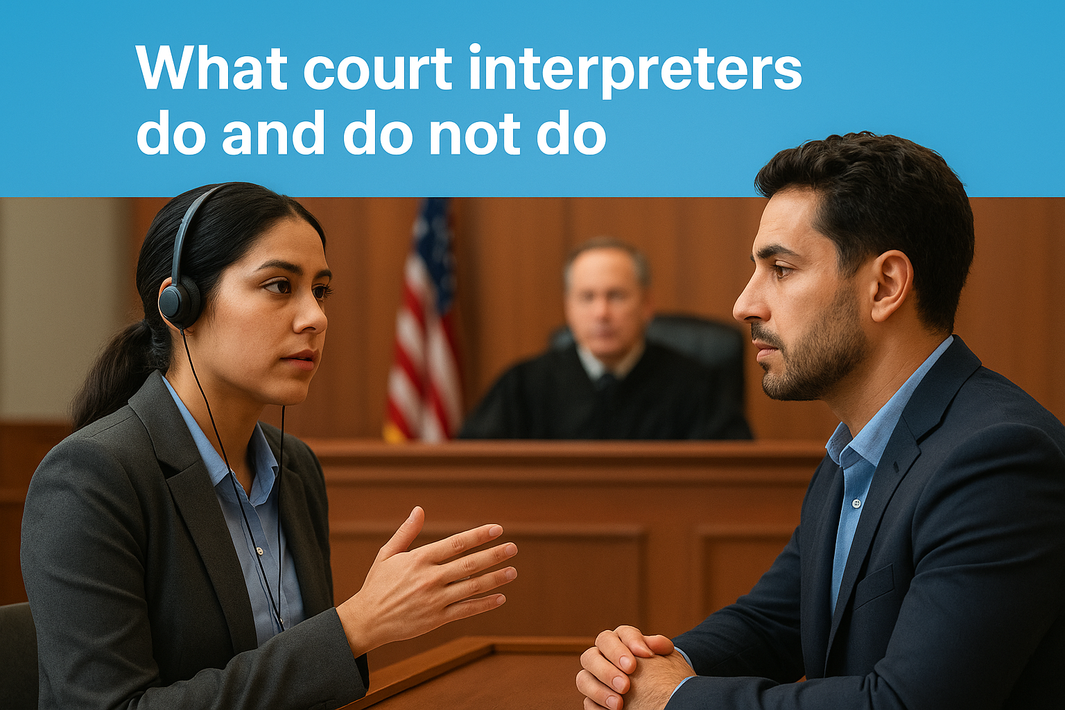 What court interpreters do and do not do