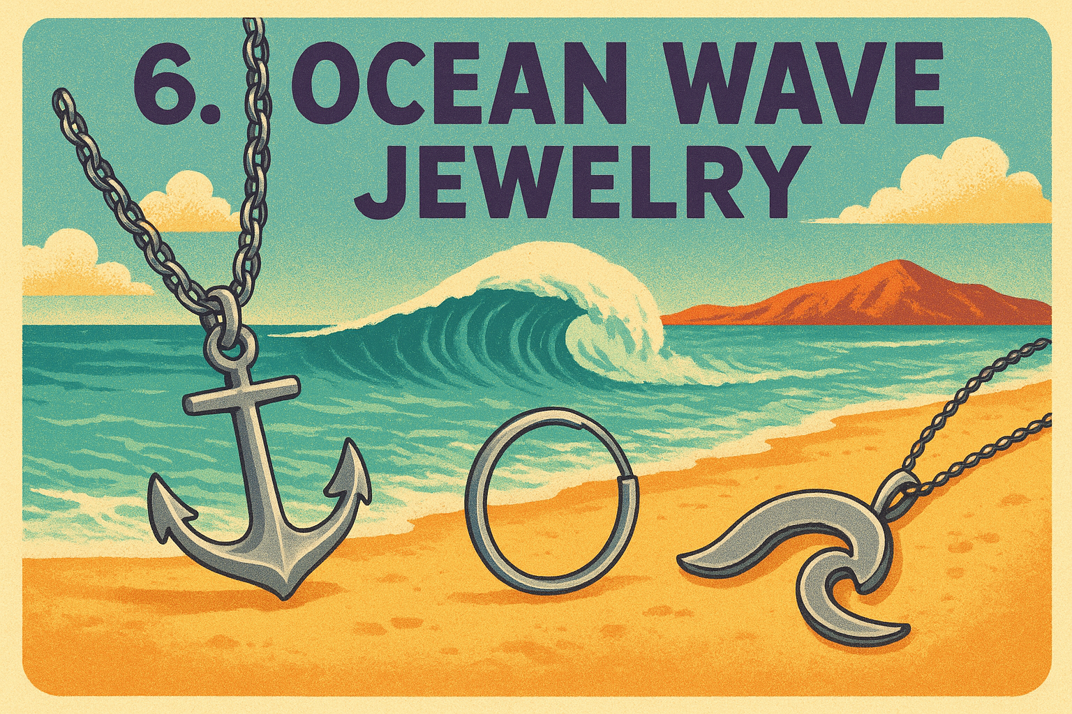 6. Ocean Wave Jewelry