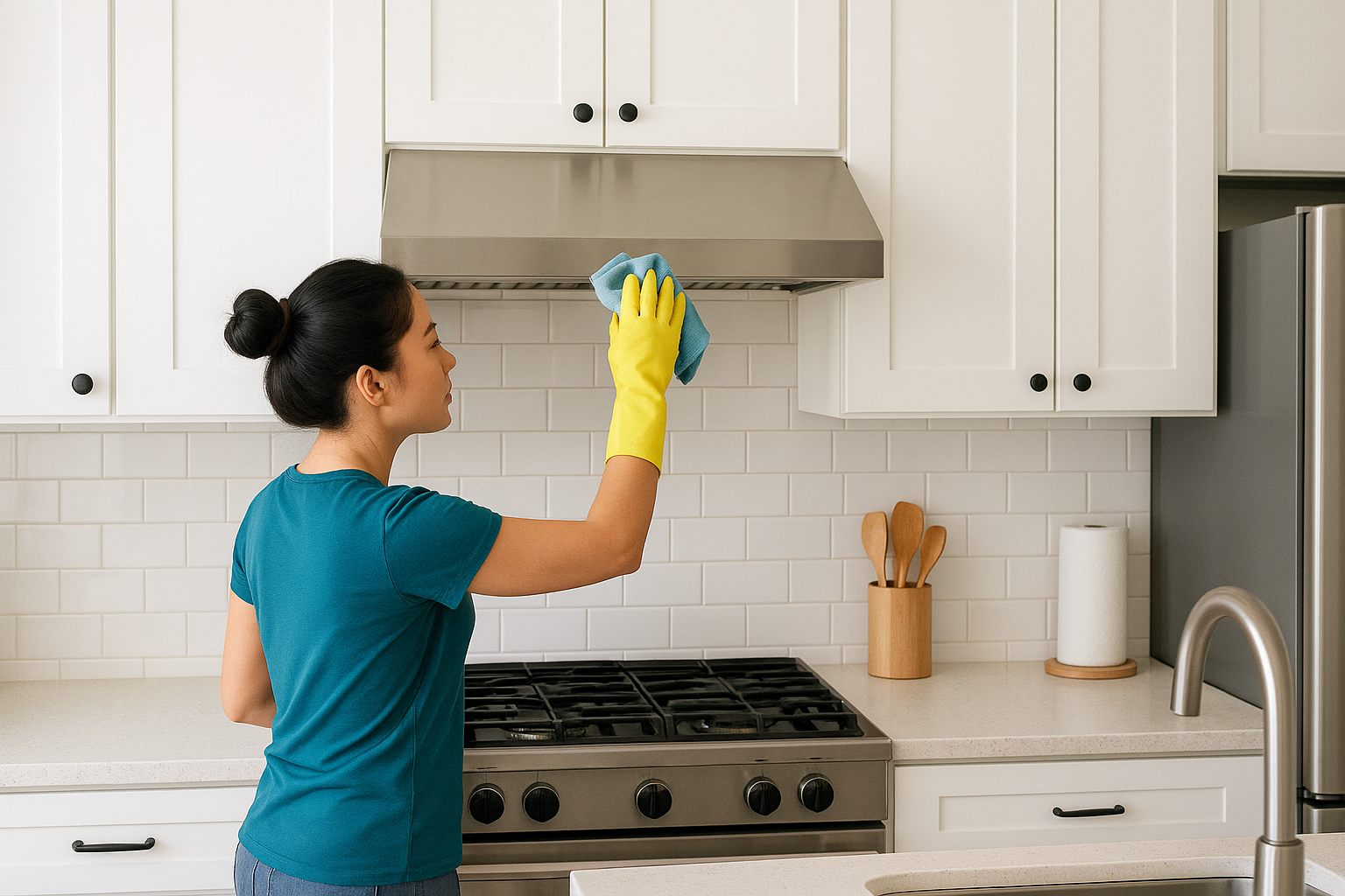 Kitchen and bathroom deep cleaning