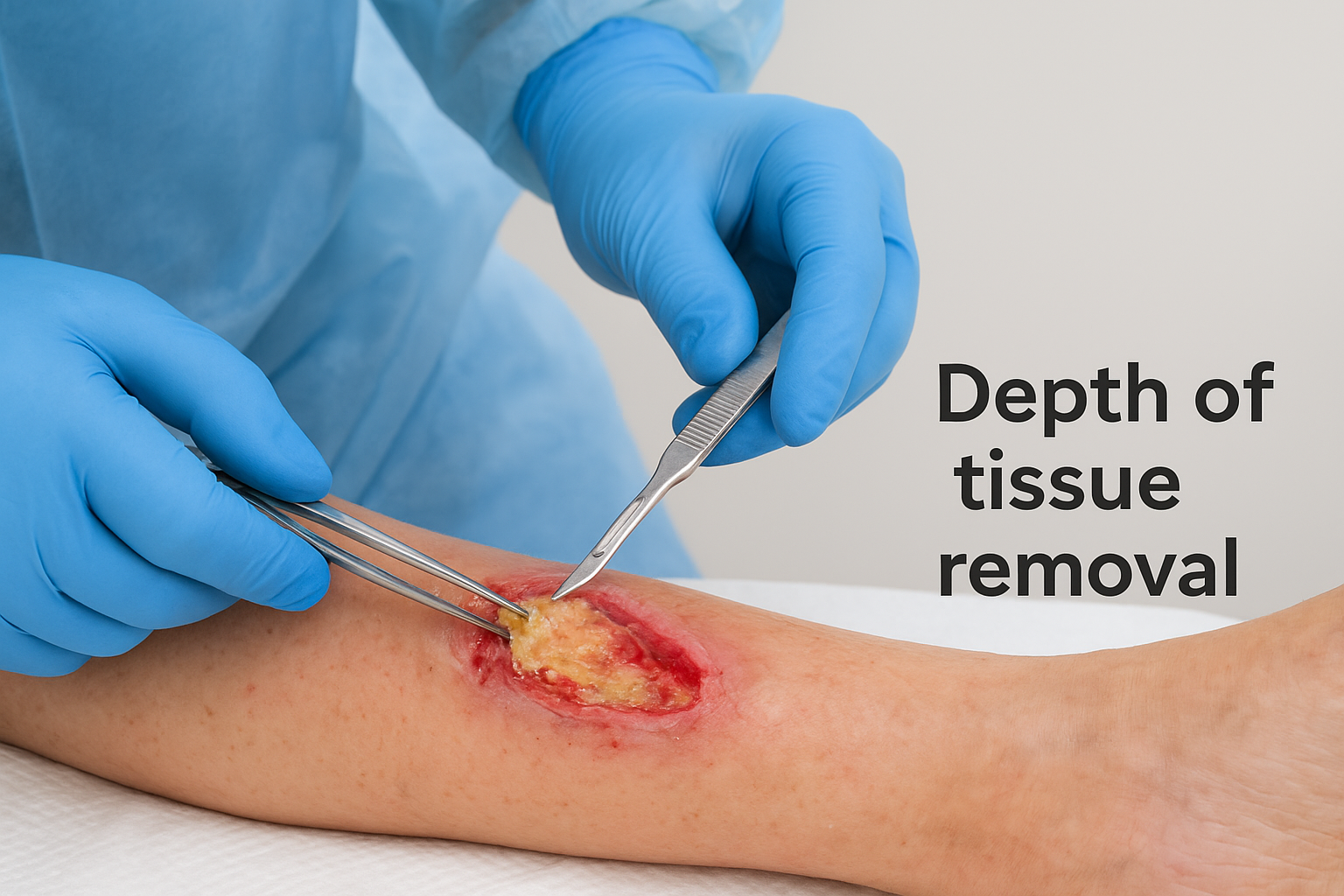 Depth of tissue removal