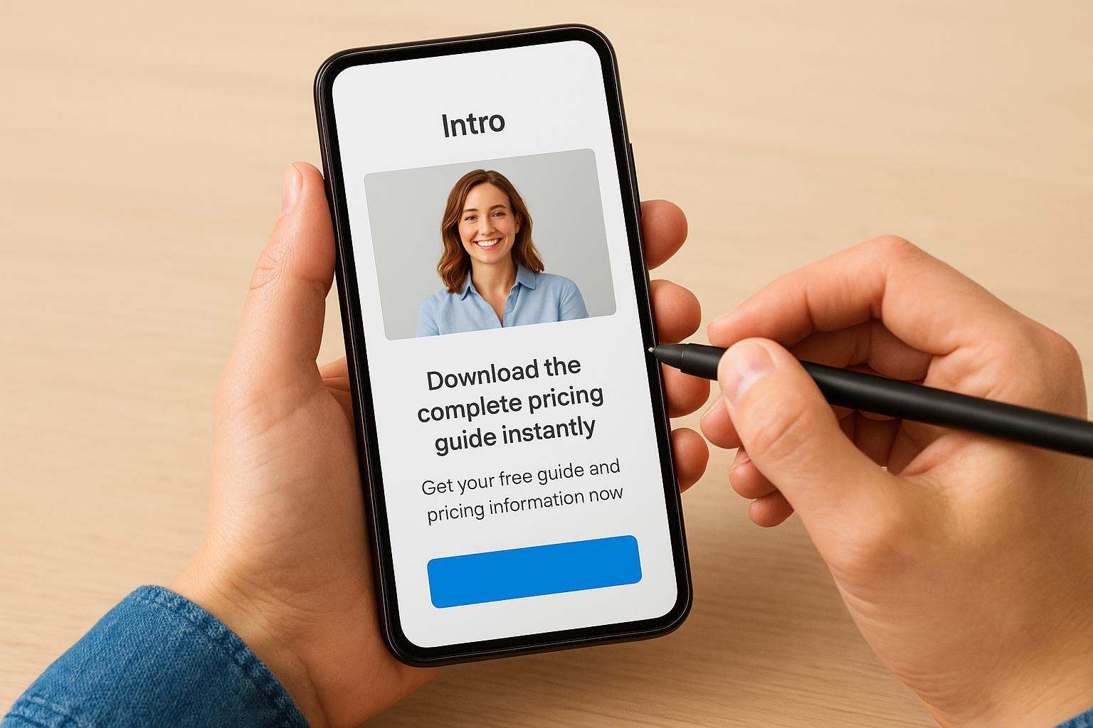 Design your intro section first