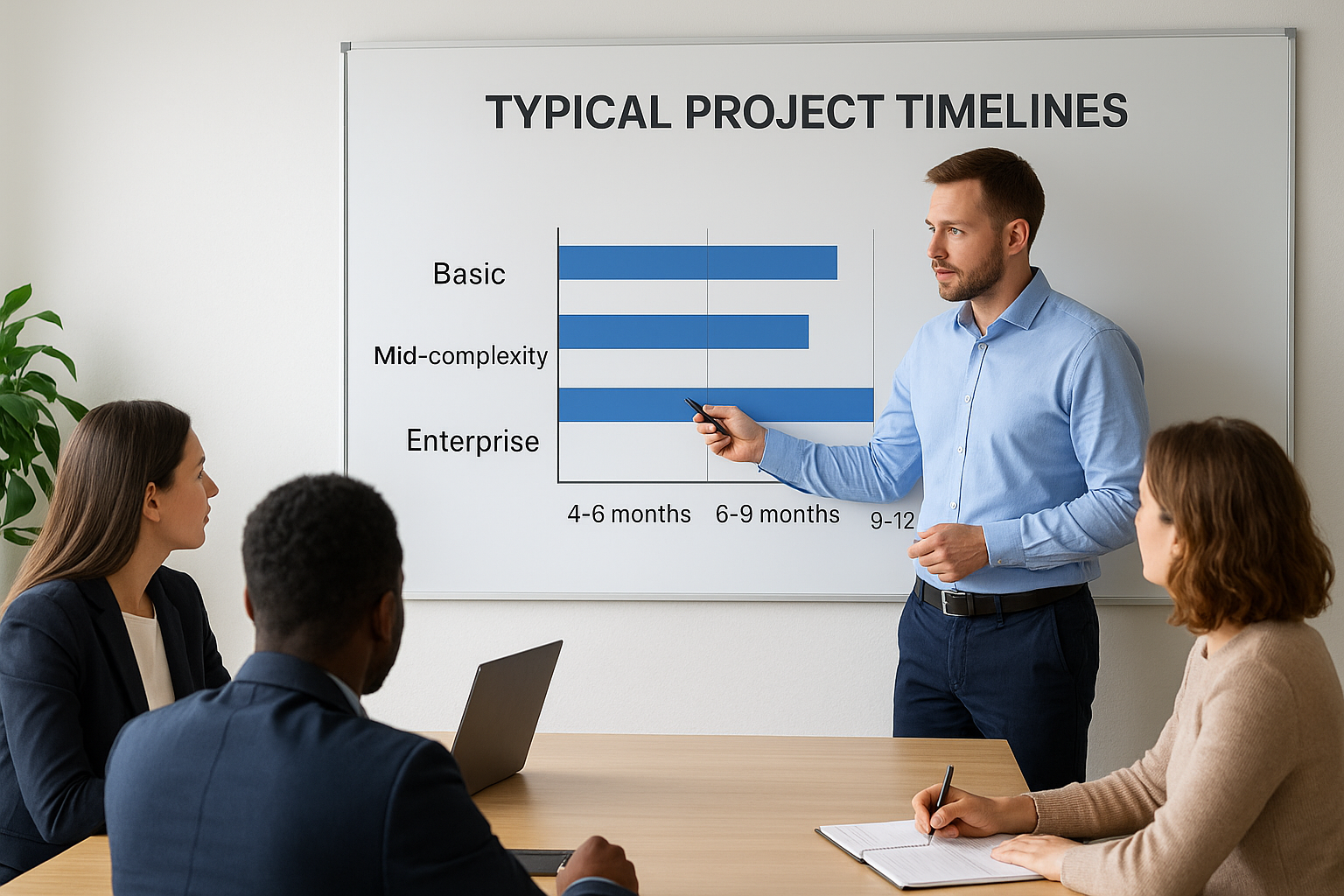 Typical project timelines