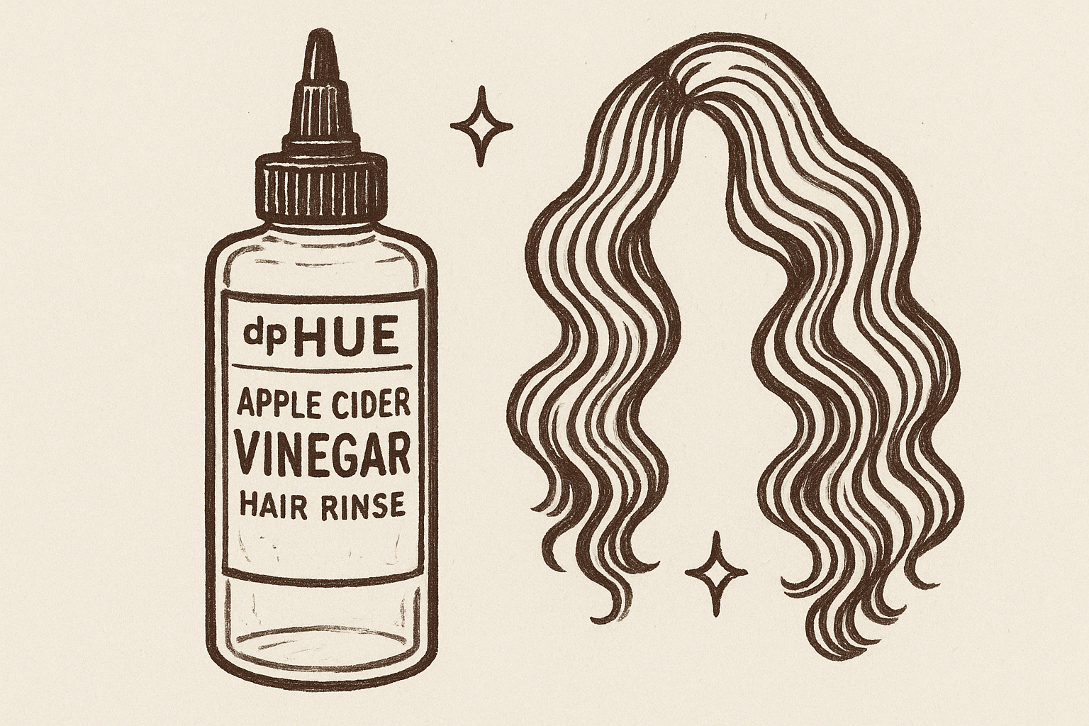 3. dpHUE Apple Cider Vinegar Hair Rinse