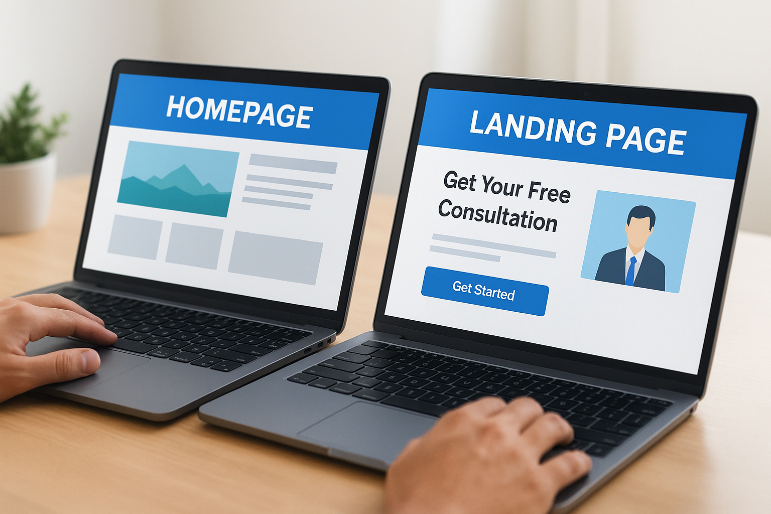 What Is a Landing Page? Definition, Benefits, And Examples Landing page vs homepage and other web pages