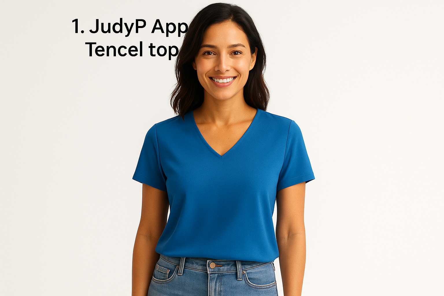 1. JudyP Apparel Tencel tops