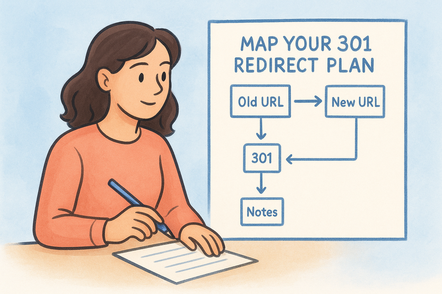 Map your 301 redirect plan