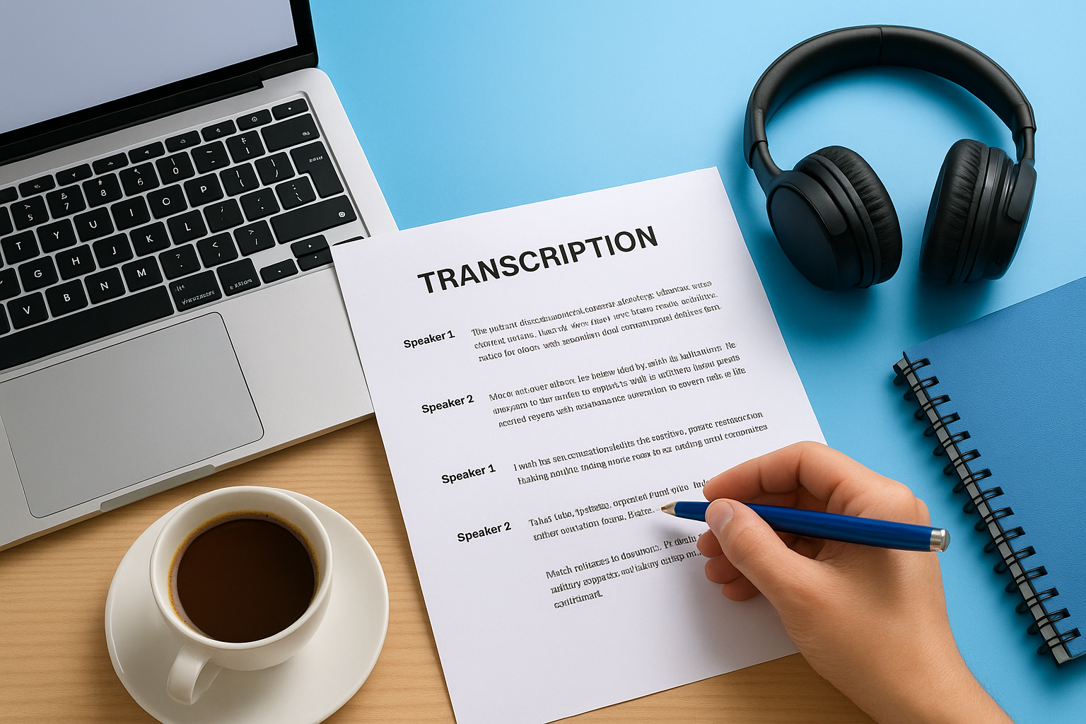 What academic transcription services include