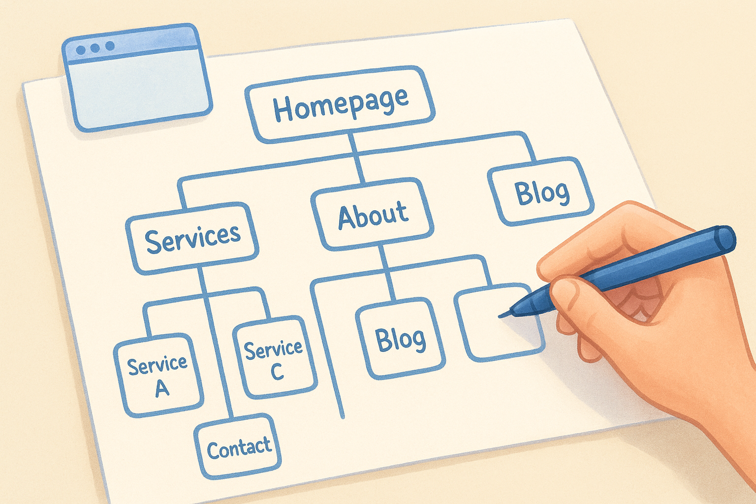 Rebuild your site hierarchy and navigation