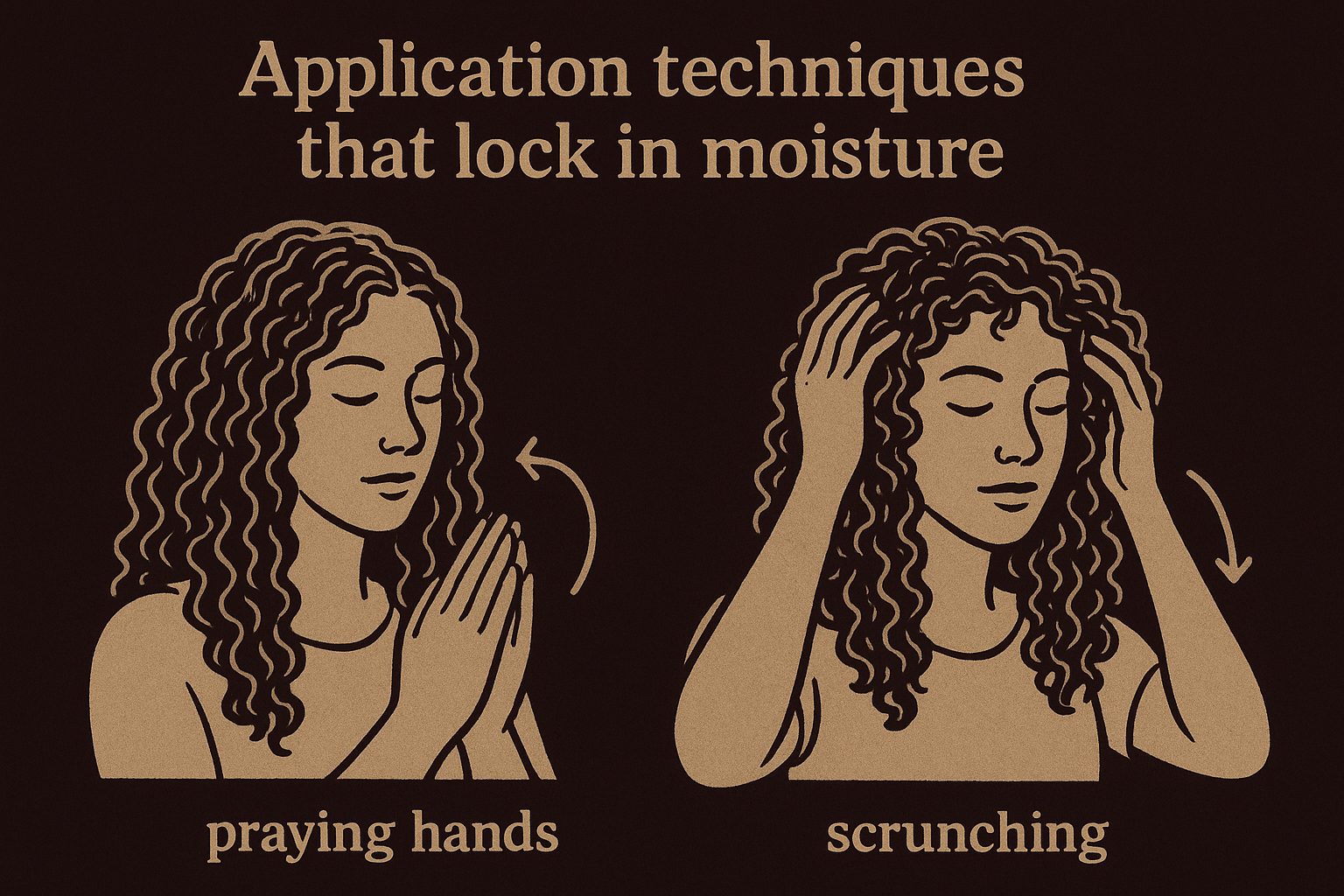 Application techniques that lock in moisture