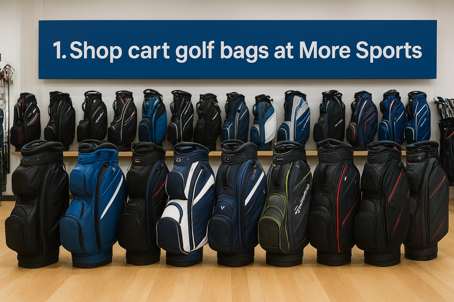 1. Shop cart golf bags at More Sports