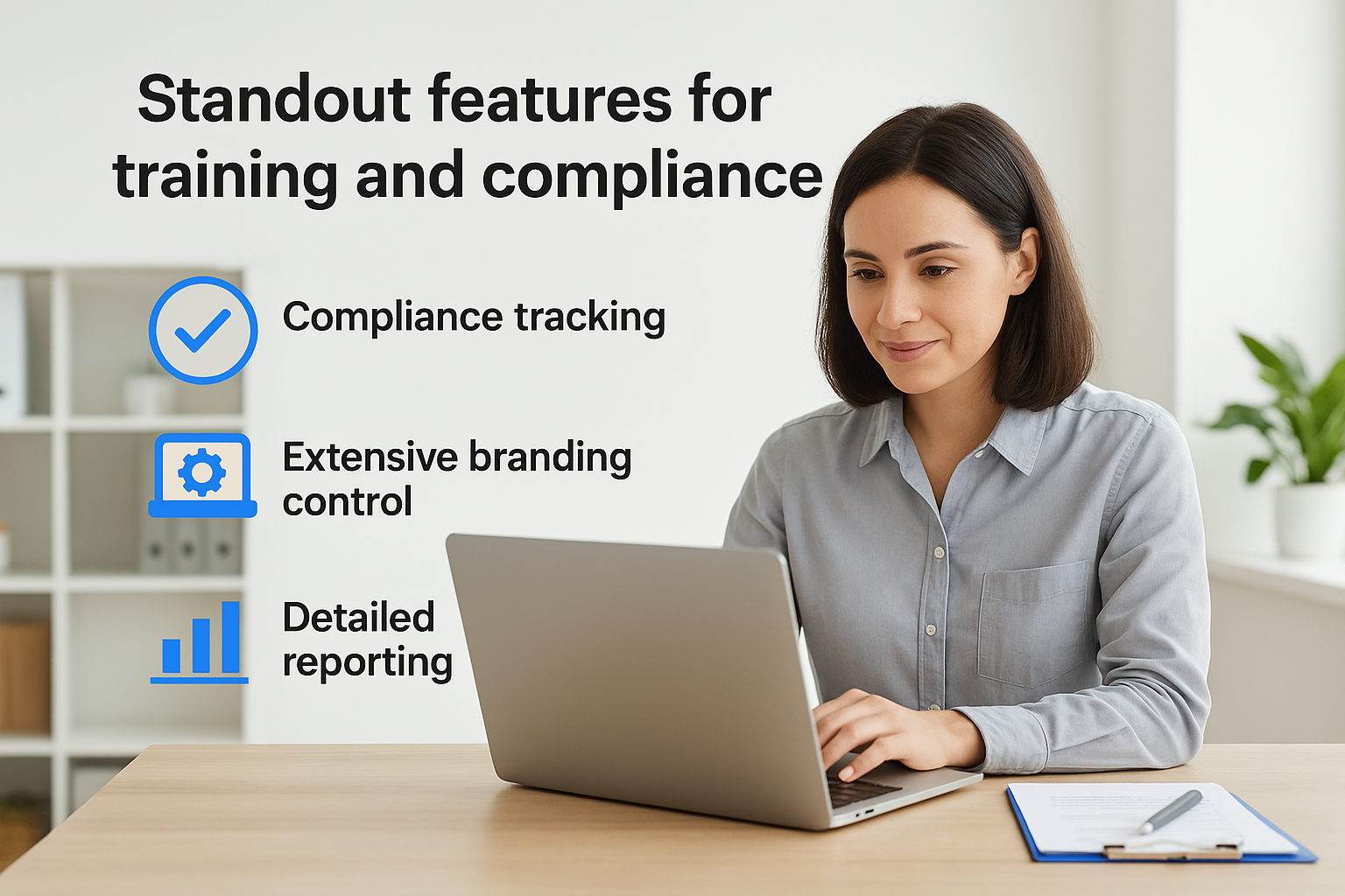 Standout features for training and compliance