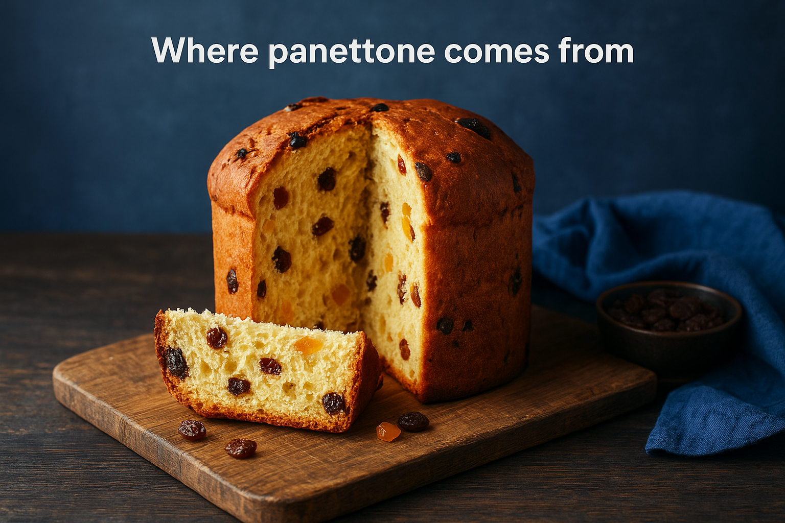 Where panettone comes from