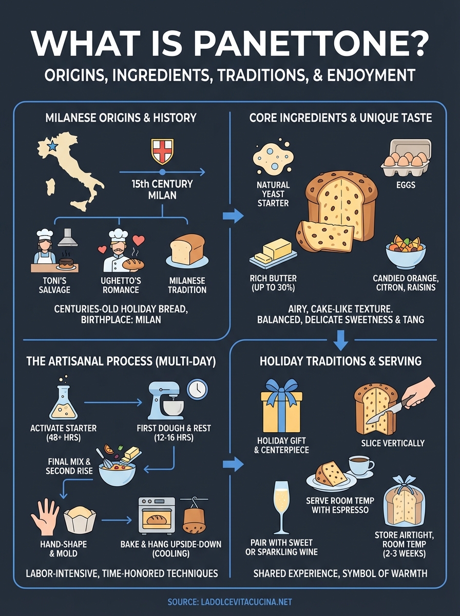what is panettone infographic