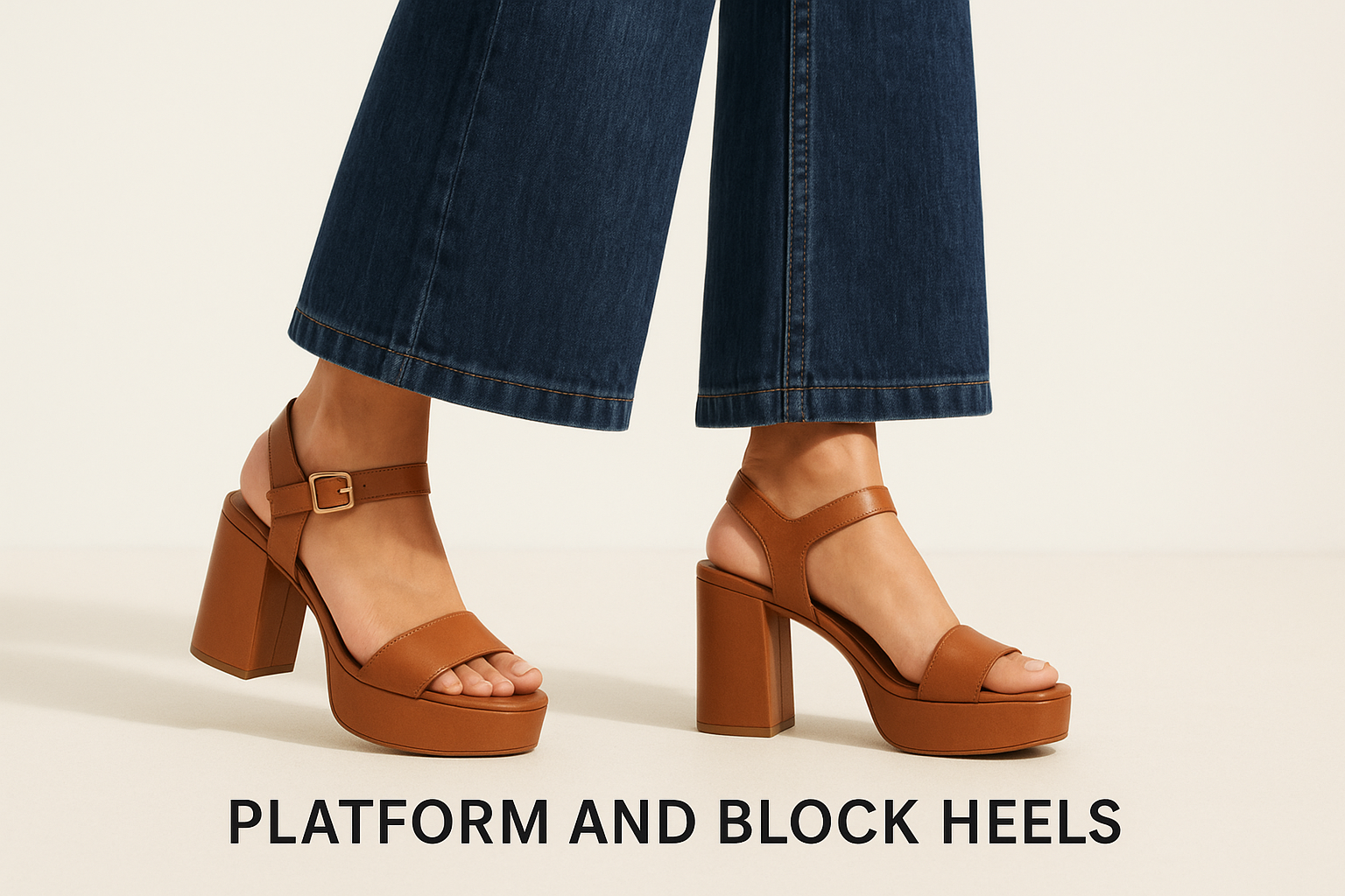 Platform and block heels