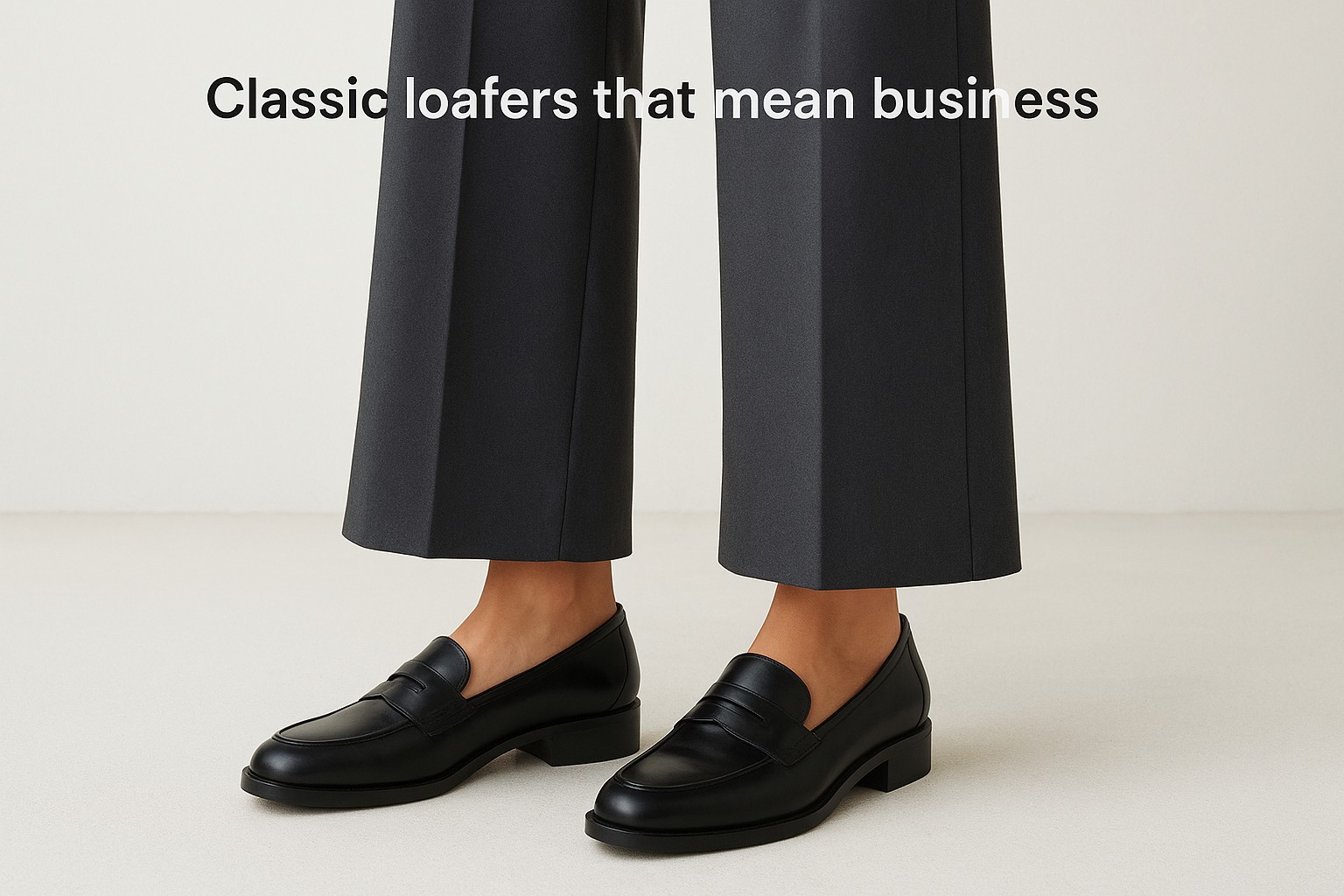 Classic loafers that mean business