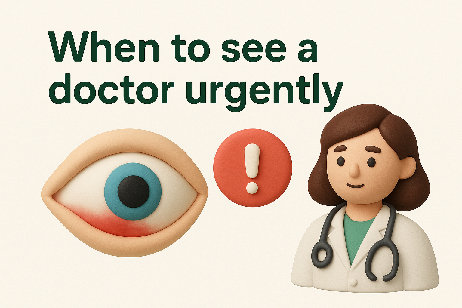 When to see a doctor urgently