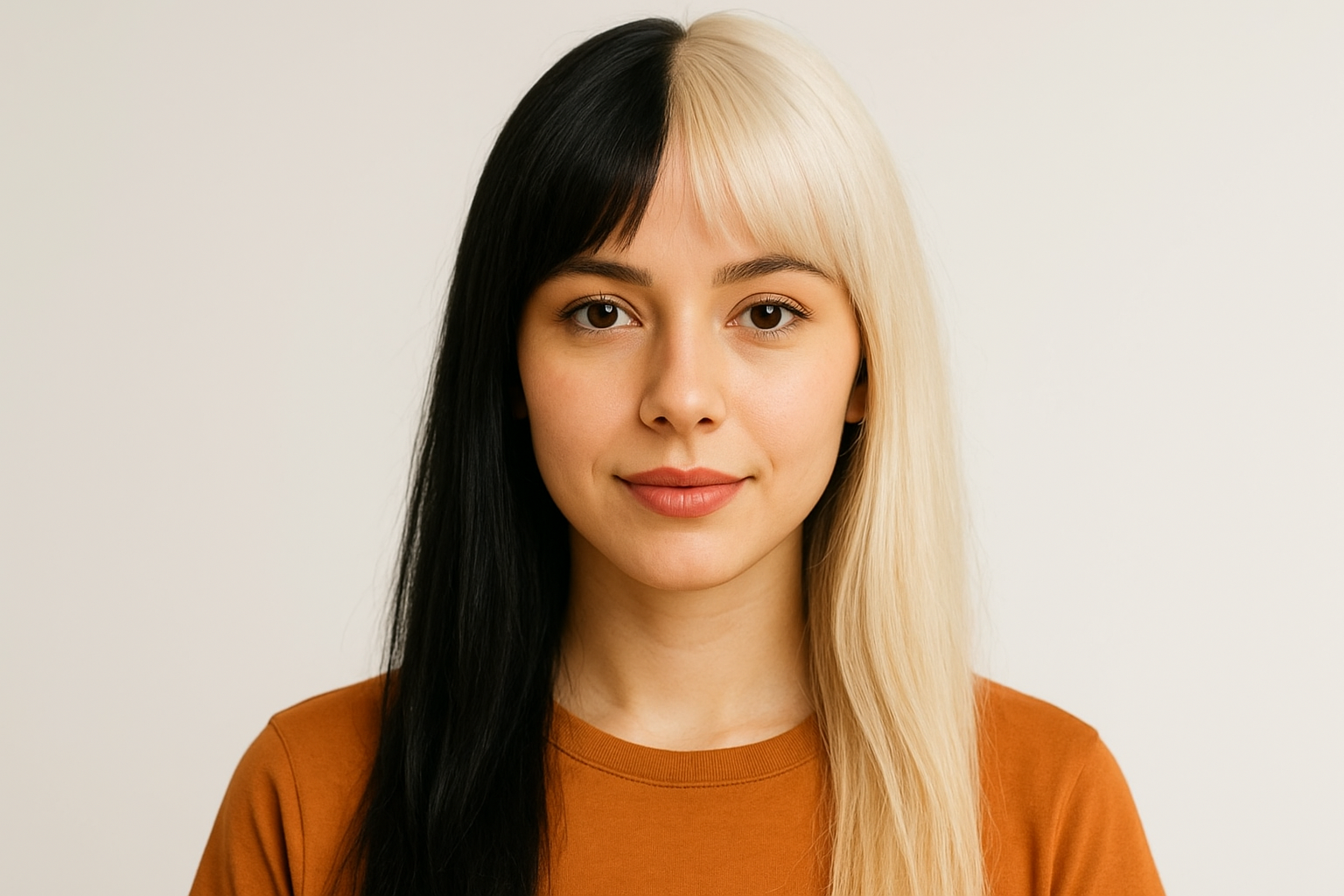 8. Two-tone split dye