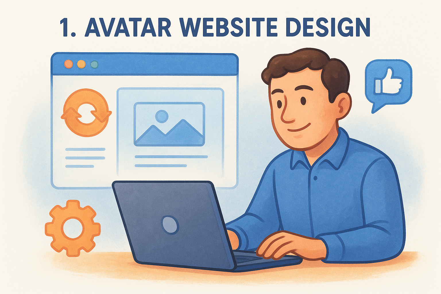 1. AVATAR WEBSITE DESIGN