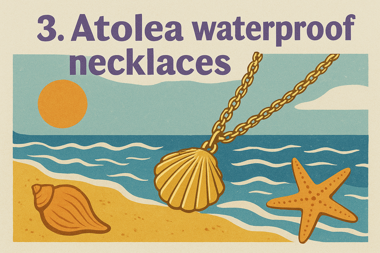3. Atolea waterproof necklaces