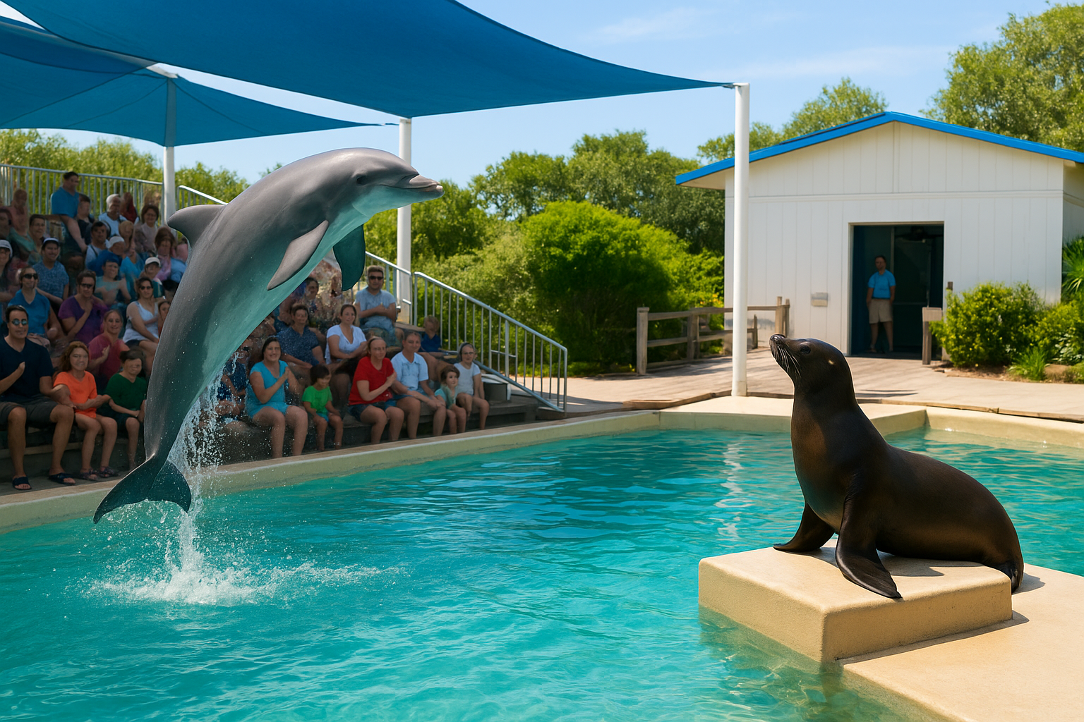 Marine animals and exhibits you'll see